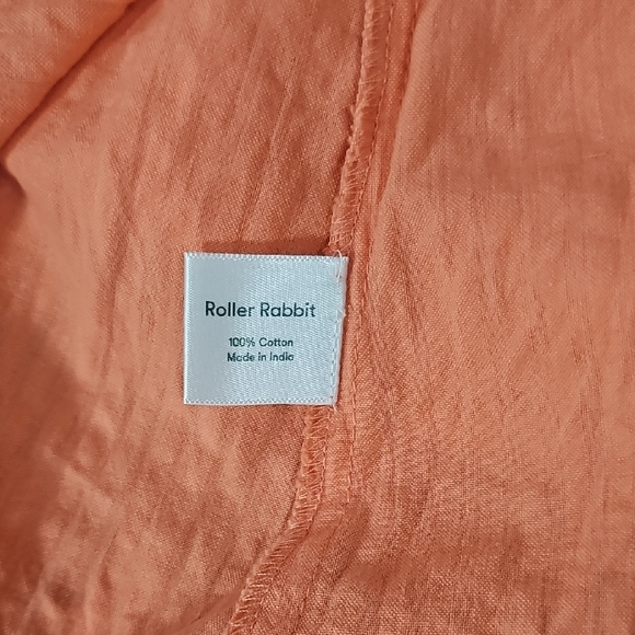 Roller Rabbit Coral Ruffle Neck Blouse - Picture 7 of 7